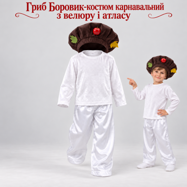 Лісовий Боровик — святковий костюм грибочка для дитини