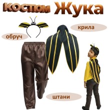 Карнавальний костюм Жука Колорадського (зі штанами) Карнавальний костюм Жука Колорадського (зі штанами)