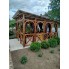 Садові штори на липучках/тефлонове просочення/145*180–220 см, коричневий