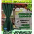 Міцна ВУЛИЧНА ШТОРА, коротка (135*200 см), щільна (220г/м), колір: темно-зелений