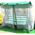 Чохол-москітна сітка для садової гойдалки з прямим дахом