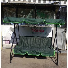 Тент-чохол на дах садової гойдалки 160 * 110, темний зелений