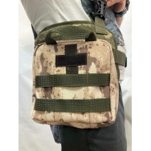 Підсумок аптечка тактична 18*17*7 см, MOLLE System, CORDURA COYOTE 1000D Підсумок аптечка тактична 18*17*7 см, MOLLE System, CORDURA COYOTE 1000D