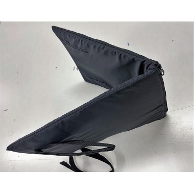 Каремат тактичний, піджопник складаний,  30*35/30*70, MOLLE System, чорний