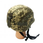 Кавер армійський, тактичний чохол на шолом каску ЗСУ, MOLLE System, камуфляж піксель