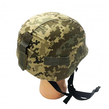 Кавер армійський, тактичний чохол на шолом каску ЗСУ, MOLLE System, камуфляж піксель