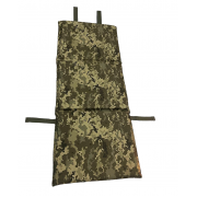 Каремат (поджопник) тактичний 3-х секційний, 105*40*2см/40*35*7 см, MOLLE System, камуфляж піксель