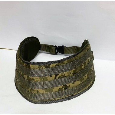 Пояс тактичний, MOLLE System, камуфляж піксель
