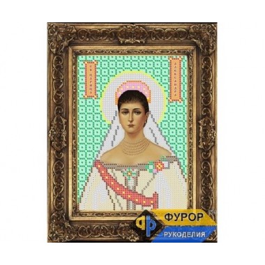Схема ікони на габардині "Олександра Свята Цариця" (Арт. ИБ5-35)