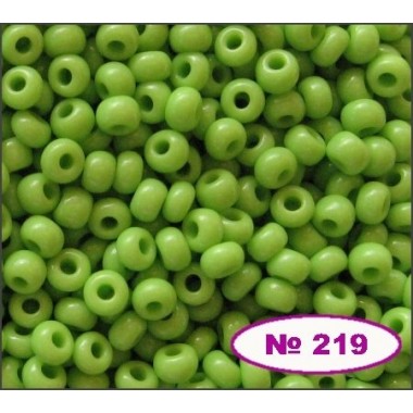 Бісер №53310, салатовий, 1г