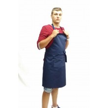 Фартух  кухаря  синій