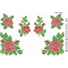 Флізелін ВРФ - 4 Троянди Флізелін ВРФ - 4 Троянди