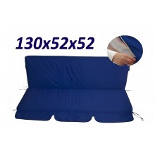 130*52*52-М'які знімні матраци на садові меблі, синій темний 130*52*52-М'які знімні матраци на садові меблі, синій темний