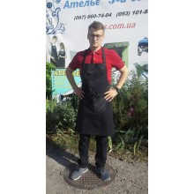 Фартух кухаря "Грета" чорний