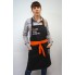 Фартух з нагрудником для персоналу "Контраст"
