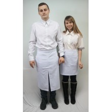 Фартух короткий для персоналу, білий