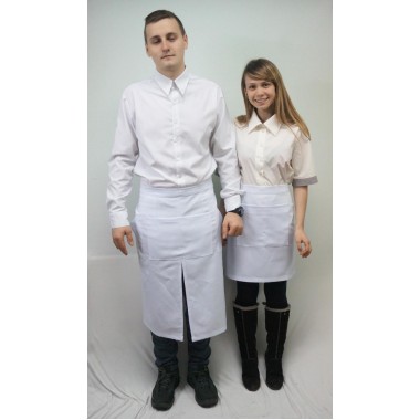 Фартух короткий для персоналу, білий
