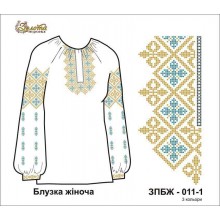 Заготівля жіночого блузки під вишивку бісером ЗПБЖ-011-1
